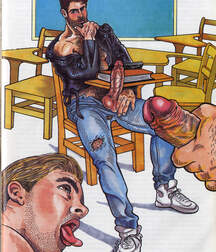 Gay Vintage Porn - 079 - more art by R.A. Shultz