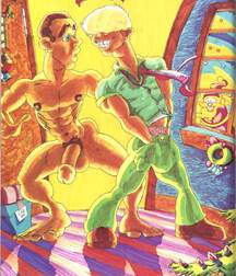 Gay Vintage Porn - 123 - mixed gay cartoon art drawn 5f4b25803ae0d.jpg