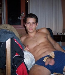 Dick Keeps Slipping Out or bulge showing 1