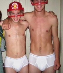 Bulging Briefs and Hairy Cocks Gay Porn