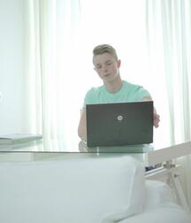 Rubax Gay Porn Hung Straight Boy Pleases His Long Dick