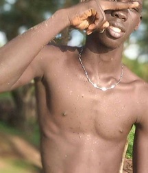 Handsome twink gay porn shirtless African boys