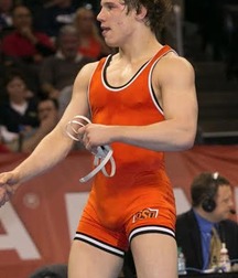 red wrestlers