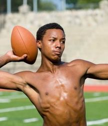 shirtless athletes