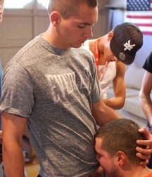 kneel before him