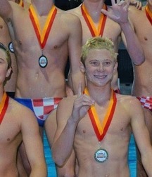 straight bulging athletes boys