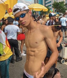 shirtless cap boys