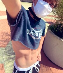 crop-shirted cuties gay tube