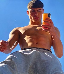 Selfie-boys Fitness Slim Shorts Twink Tube