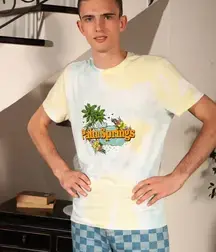 Viktor tall gay porn model shows off and serviced