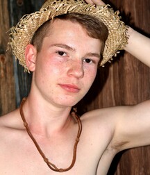 Teen boy Huck solo gay porn