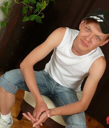 Sven (aka Thomas) naked (with white socks & cap)  jerks off