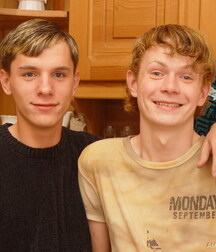 Blond teen boys porn having sex in the kitchen