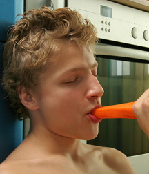 Young boys porn cook Vitas shows how to use a carrot in the kitchen  6287b16b54821.jpg