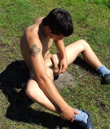 Muscle boys porn Alexis shows & jerks off outdoors 628f4f818a56e.jpg