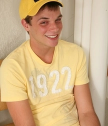 Horny twink Brent solo session boys porn