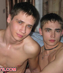 Teens Bartem & Pavlik jerk off  and have oral sex boys porn