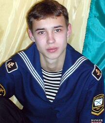 Andrey, young sailor, shows off and does much more