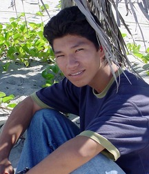 Cute Latino teen on the beach boys porn
