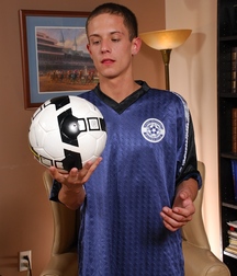 Cute twink porn Jake G. plays with ball & his balls