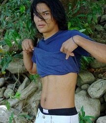 Cute long-haired Latino twink shows off outdoors boys porn 62ab5b29e5183.jpg
