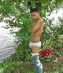 A curly Latino guy jerks off in the forest boys porn 62b94c46d7af3.jpg