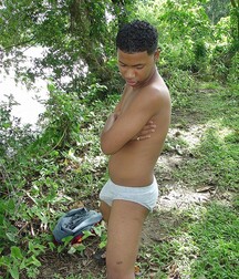 A curly Latino guy jerks off in the forest boys porn 62b94c5f1f015.jpg
