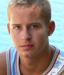 The blond hunk Jano shows & jerks off on the beach