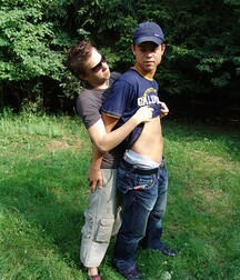 2 lads (Sven & Toby) have bareback sex outdoors boys porn 62bc769649184.jpg