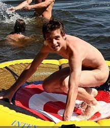 Wanna Go Skinnydipping? Twink Tube Summer Heat
