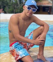Boys in the pool twink tube swim love
