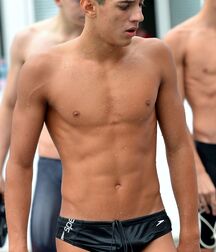 Sexy Black Speedos Twink Tube