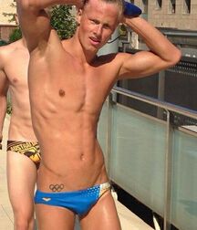 Blue Speedo Twink Tube