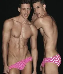 Speedo Twink shirtless tube abs