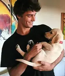 Handsome Guys & Their Pets Twink Tube