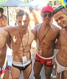 Speedo Friends athlete shirtless twink tube abs