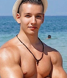 Handsome Faces Cute Twink Tube Top Boys