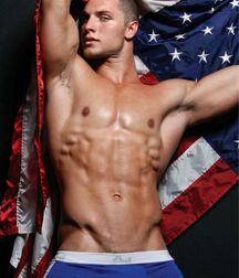 July 4th Red White Blue Gay Boys Twink Tube