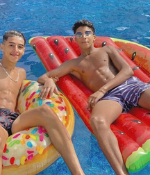 Summer Pool Floaties Party Gay Boys Tube