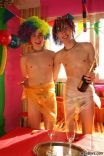 Two boys carnival party