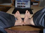 Me, My feet and cock