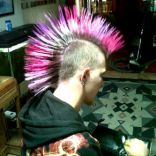 me and my crazy hair lol