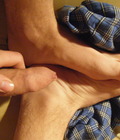 my feet and cock