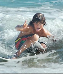 Cute boys surf too 01