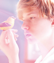 Cute boys and their birds 