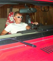 JAY and his red jeep