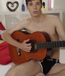 Cute Boys Riding A Guitar and Each Other 576fdcca976e5.jpg