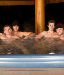 4 Guys in A Hot Tub