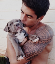 Cute Guys, Cats and Dogs 587265959e1bb.jpg