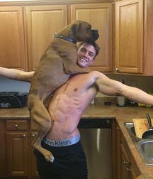 Cute Guys, Cats and Dogs 587266f82b0f4.jpg